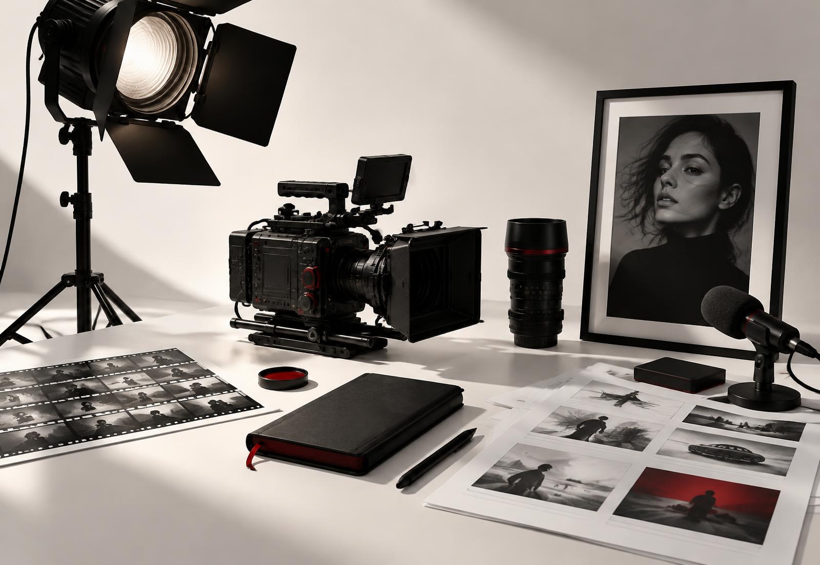 Colorscopic creative studio objects for personal branding production